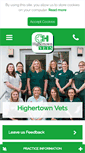 Mobile Screenshot of highertownvet.co.uk